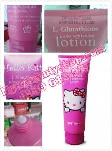 Dưỡng, make up trắng da Lotion Hello Kitty L-Glutathione Moist Whitening Lotion SPF 70