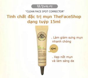 Tinh chất đặc trị mụn The Face Shop Clean Face Spot Corrector 15ml