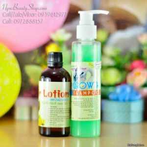 Bộ đôi gội, xịt dưỡng tinh chất hoa và vỏ bưởi