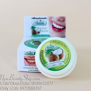 Kem đánh trắng răng Dừa - Coconut Toothpaste