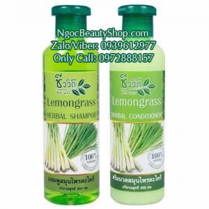 Bộ gội xả Thái Lan kích thích mọc dài và dày tóc Bio Way Lemongrass Thailand