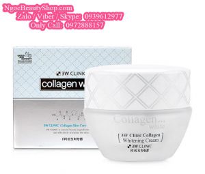 Kem Dưỡng Trắng Da Tinh Chất Collagen 3W Clinic Collagen Whitening Cream