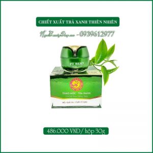 Kem Thảo Mộc Trà Xanh dưỡng trắng, đặc trị mụn, thâm mụn, mờ sẹo PT.BERT