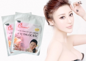 Kem tắm cát siêu trắng 8 vị thuốc bắc (150gr/gói)