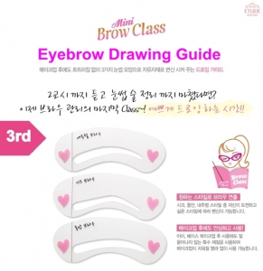 Khuôn kẻ lông mày Mini Brow Class Drawing Guide Etude House