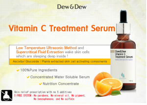 Serum dưỡng trắng da và chống lão hoá Dew&Dew Vitamin C Treatment