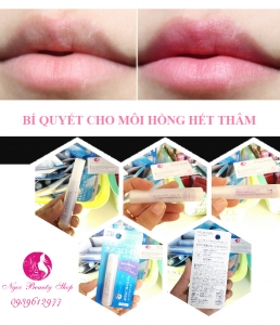 Son dưỡng Nhật Bản giúp hồng môi, hết thâm, chống nắng SPF12 - Solanoveil Lip Care